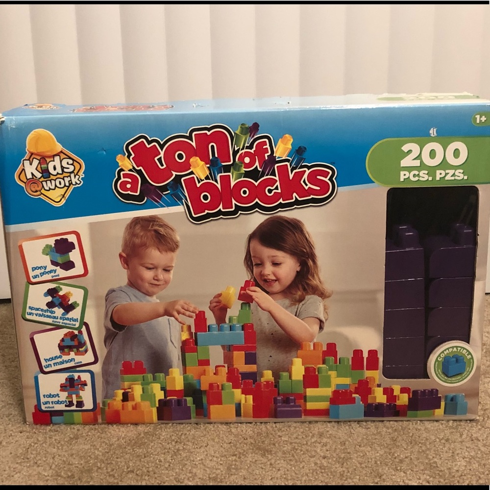 A ton of blocks